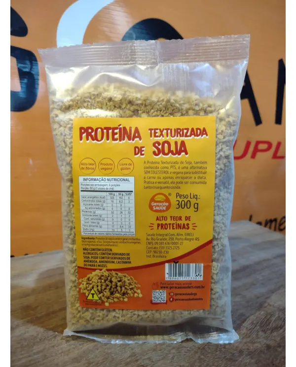Comprar Proteína Texturizada de Soja 300g — Gigantic Suplementos Proteína Texturizada de Soja 300g