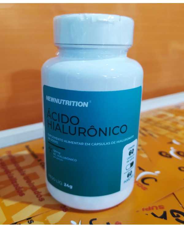 Ácido Hialurônico 60 cápsulas Newnutrition