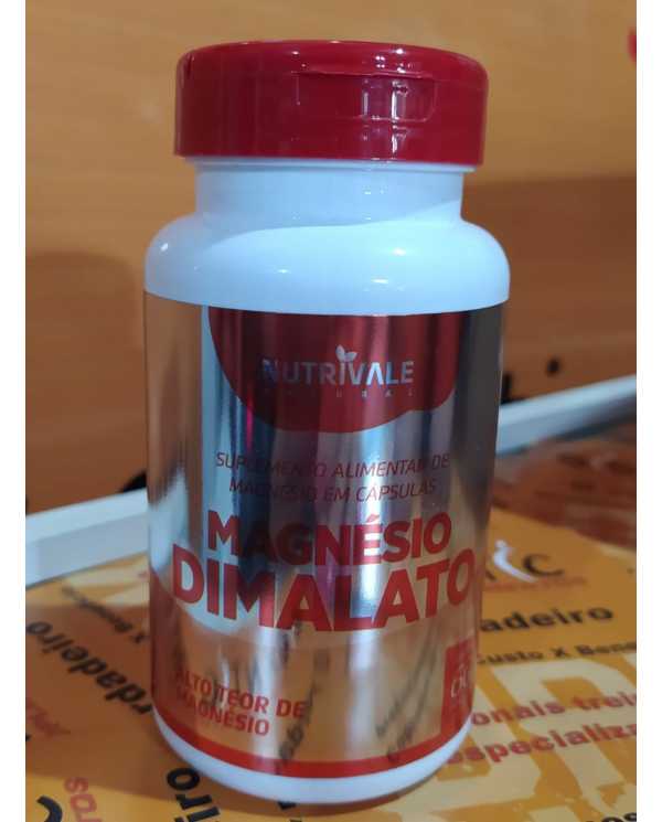 Magnésio Dimalato 60 cápsulas 500mg