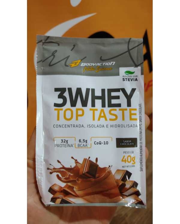 3Whey Top Taste 40g Dose única - BodyAction