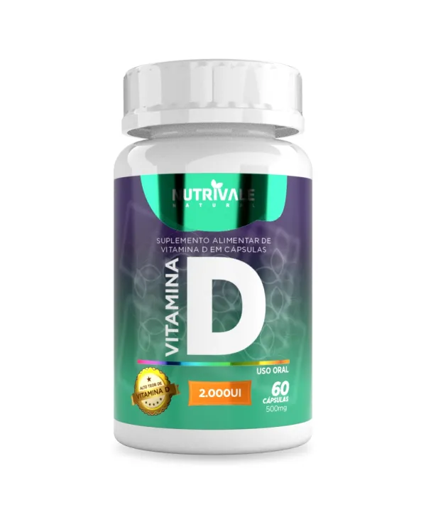 Vitamina D 60 cápsulas - Nutrivale