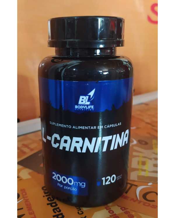 L- Carnitina 120 cápsulas 600mg Body Life