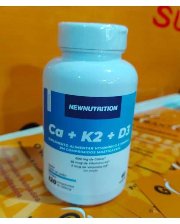 Ca+ K2+ D3 120 comprimidos Newnutrition