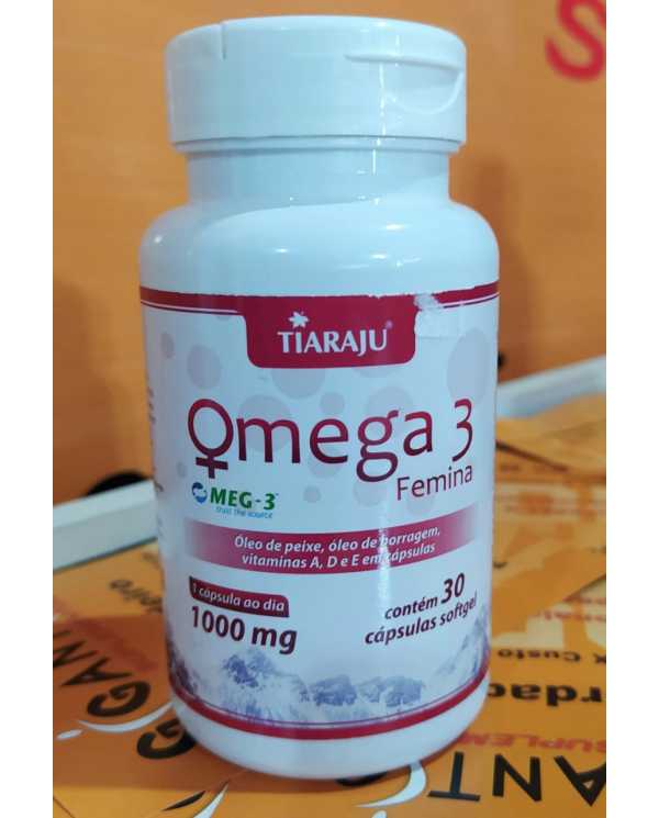 OMEGA 3 FEMINA 1000mg 30 cápsulas de softgel