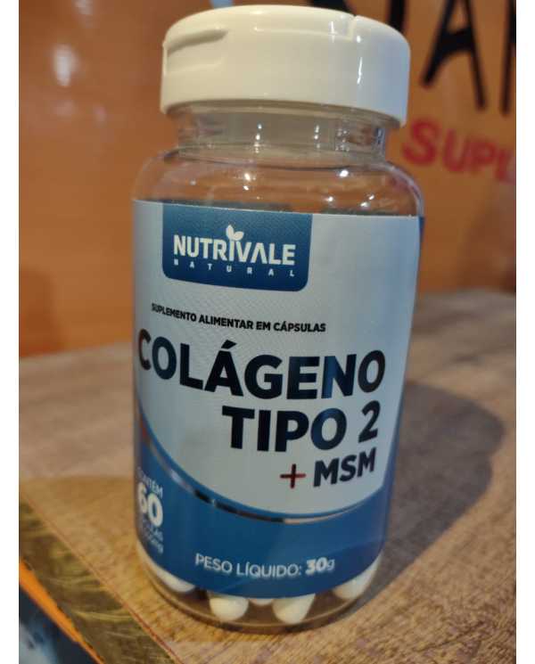 Colágeno Tipo 2 + MSM 60 cápsulas
