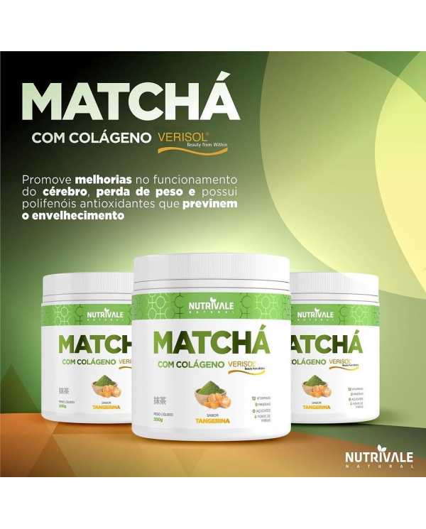 Matchá com colágeno 200g