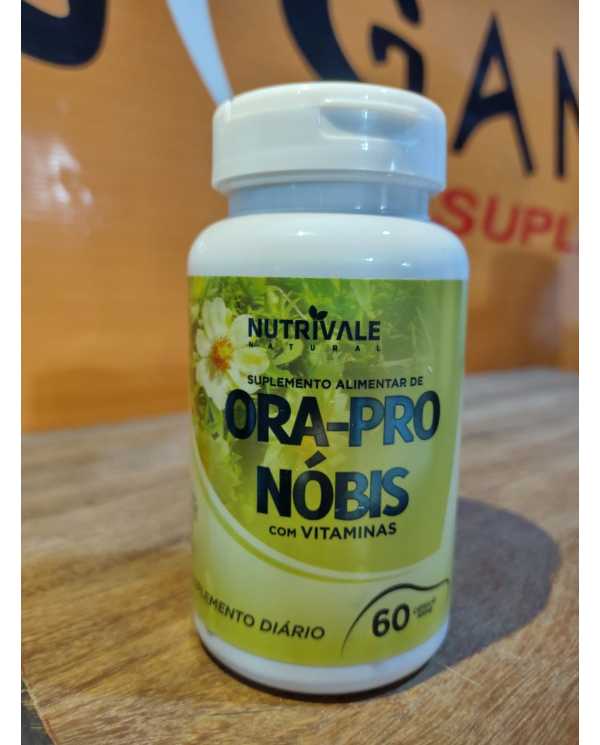 Ora-pro-nóbis com Vitaminas 500mg 60 cápsulas - Nutrivale