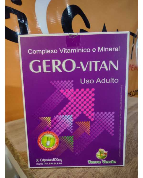 Gero - Vitan (complexo vitaminico) 30cáps 