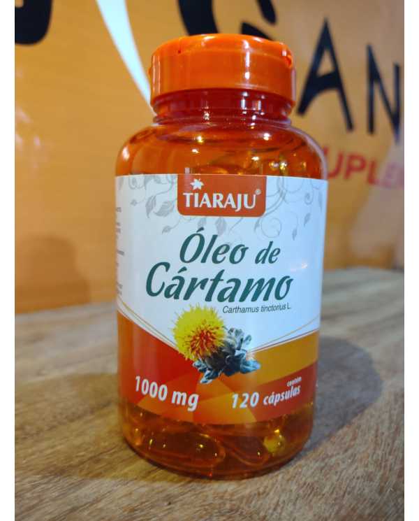 óleo de cártamo 120cápsulas 1000mg - tiaraju