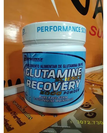 Glutamine Science Recovery 300g – Suplemento Alimentar Performance, Sem Sabor