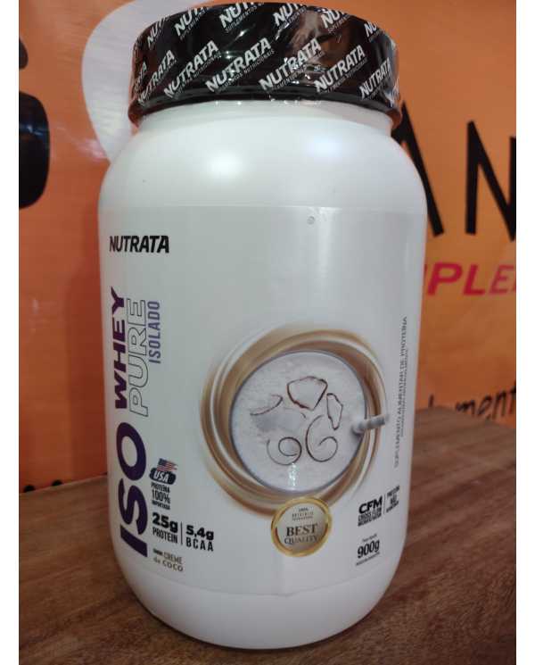 Iso Whey Pure Isolado 900g Nutrata