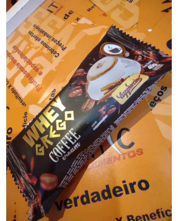 Whey Grego Coffee Cream unidade 40g