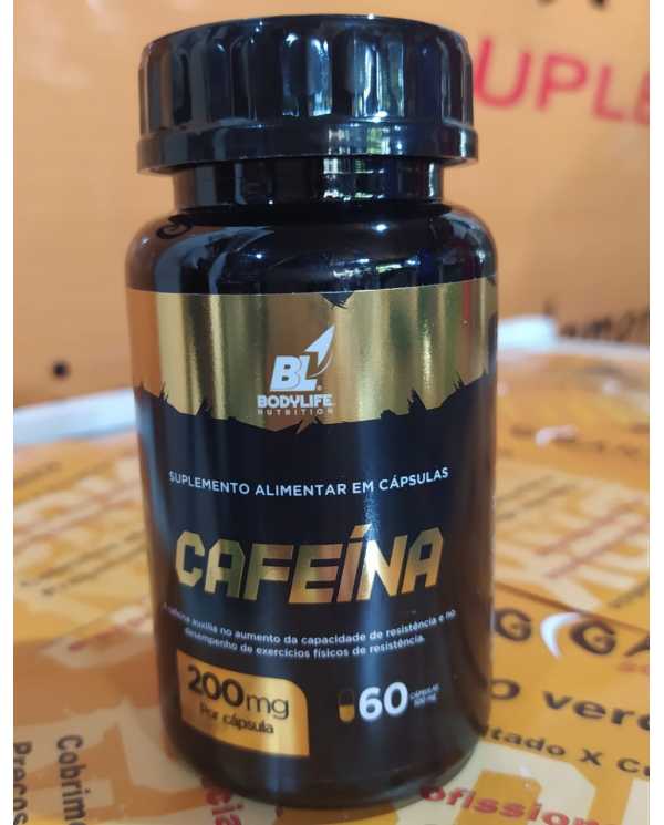 Cafeína 60 cápsulas - Body Life