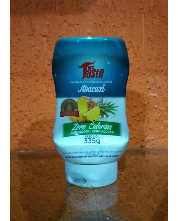 CALDA ABACAXI 335G ZERO CALORIAS SÓDIO AÇÚCAR