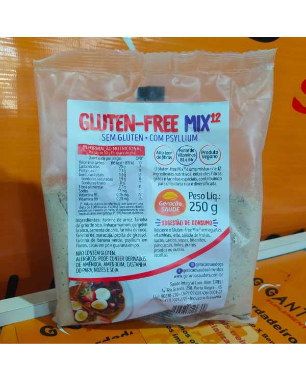 Gluten-free Mix12 c/ Psyllium 250g