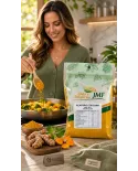 Comprar Açafrão Cúrcuma em Pó 250g Chás e Temperos JMF Sem Glúten — Gigantic Suplementos Açafrão Cúrcuma em Pó 250g Chás e Temperos JMF Sem Glúten