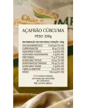 Comprar Açafrão Cúrcuma em Pó 250g Chás e Temperos JMF Sem Glúten — Gigantic Suplementos Açafrão Cúrcuma em Pó 250g Chás e Temperos JMF Sem Glúten