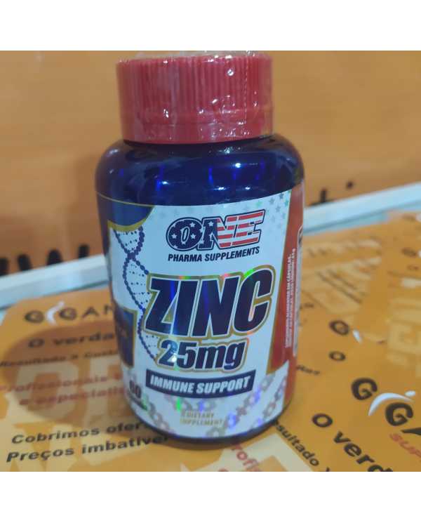 Zinc 25mg 60 cápsulas One Pharma