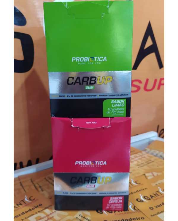 Carb up GUM caixa com 10 unidades Probiotica 