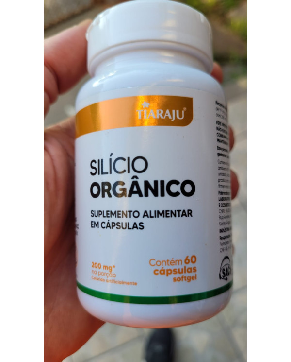 Silício Orgânico 200mg 60 Cápsulas – Tiaraju 