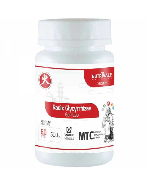 Radix Glycyrrhizae (Alcaçuz) 60 capsulas de 500mg cada
