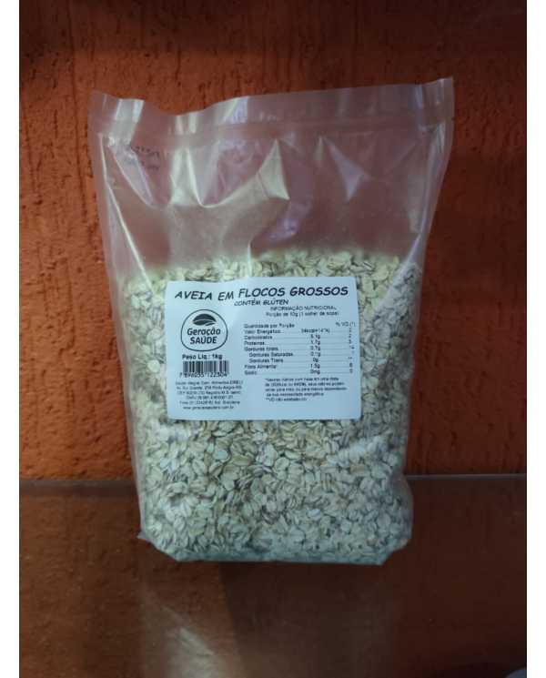 Aveia em flocos grossos 1kg