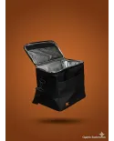 Bolsa Térmica Prottector 6 Litros 24x22x15cm Preta com Alça Ajustável