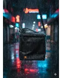 Bolsa Térmica Prottector 6 Litros 24x22x15cm Preta com Alça Ajustável