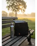 Bolsa Térmica Prottector 6 Litros 24x22x15cm Preta com Alça Ajustável