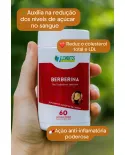 Comprar Berberina 500mg 60 Cápsulas – Suplemento Alimentar Natural – 7 Elementos — Gigantic Suplementos Berberina 500mg 60 Cápsulas – Suplemento Alimentar Natural – 7 Elementos