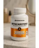 Betacaroteno NewNutrition 120 Cápsulas – Suplemento Alimentar Rico em Vitamina A