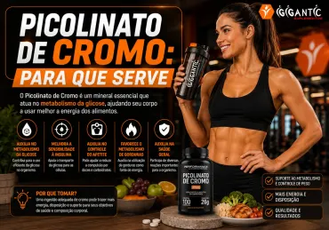 PICOLINATO DE CROMO: PARA QUE SERVE E COMO TOMAR