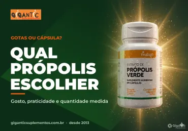 Própolis em gotas ou em cápsula: qual escolher