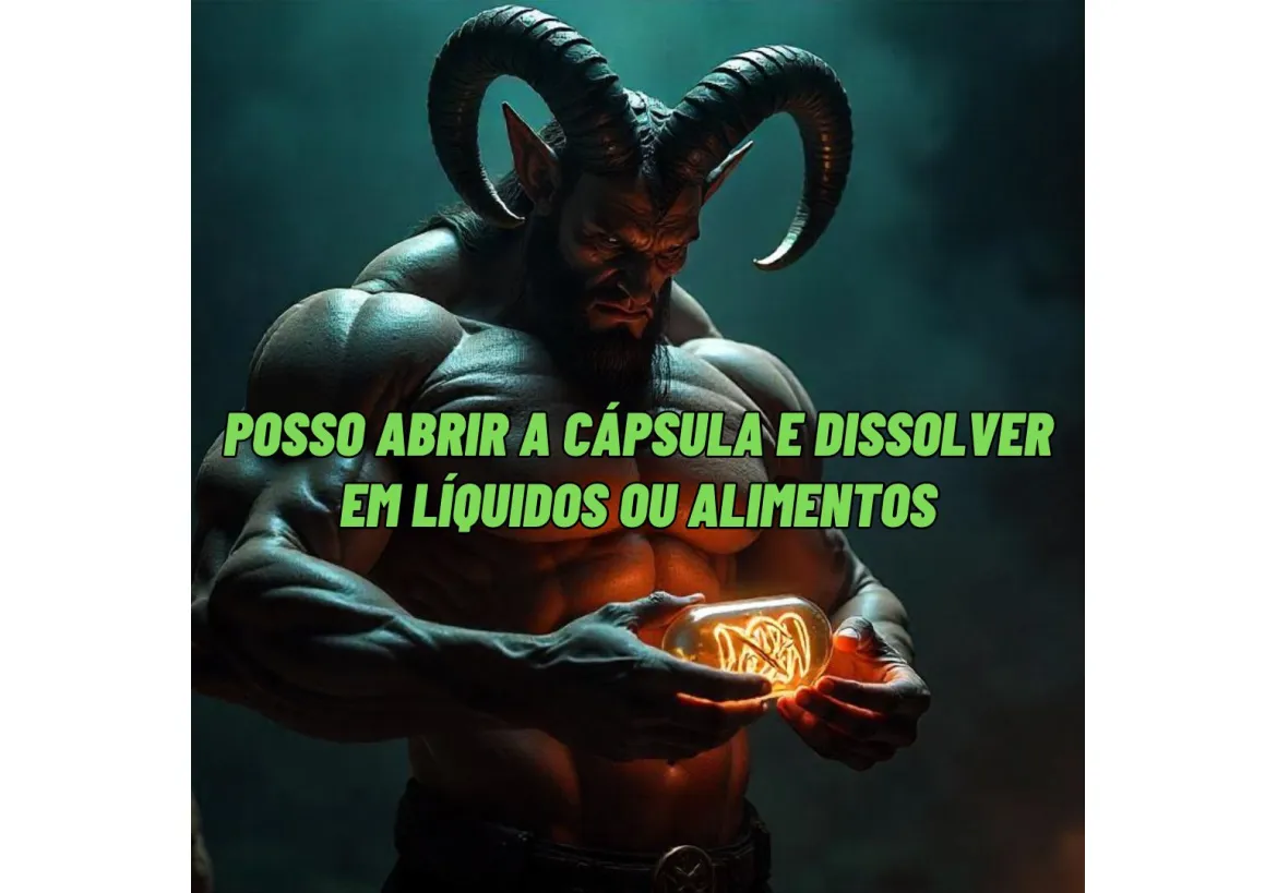 POSSO ABRIR MINHA CÁPSULA E DISSOLVER O CONTEÚDO EM LÍQUIDOS OU ALIMENTOS?