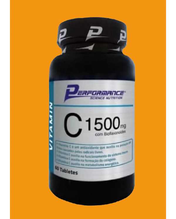 C1500mg 60 tabletes com Bioflavonoides(1500mg vitamina C por tablete) 
