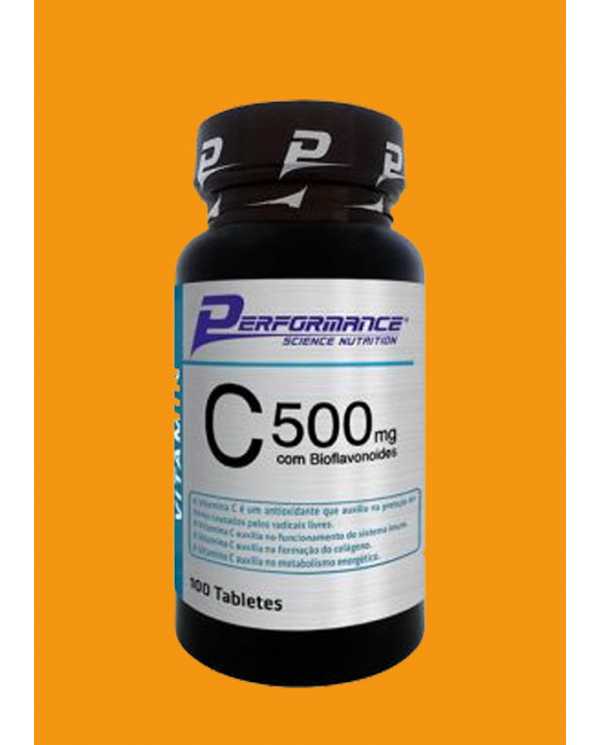 C500mg 100 tabletes com Bioflavonoides(500mg vitamina C por tablete) 