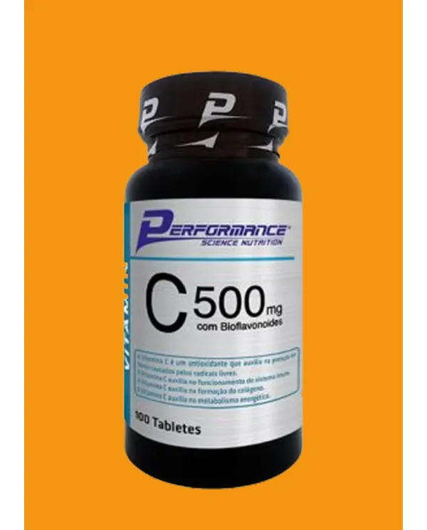C500mg 100 tabletes com Bioflavonoides(500mg vitamina C por tablete)