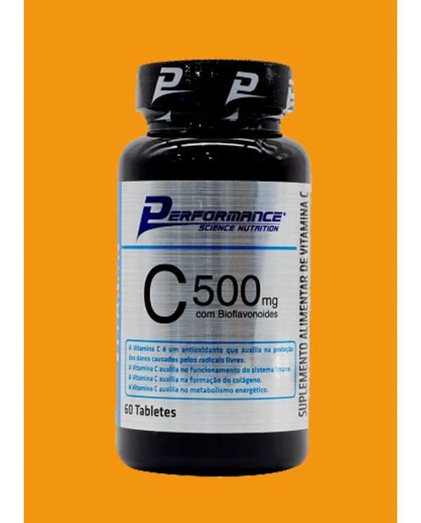 C500mg 60 tabletes com Bioflavonoides(500mg vitamina C por tablete) 