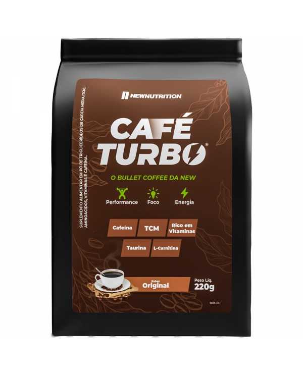 Refil CAFÉ TURBO em Pó 220g - Newnutrition