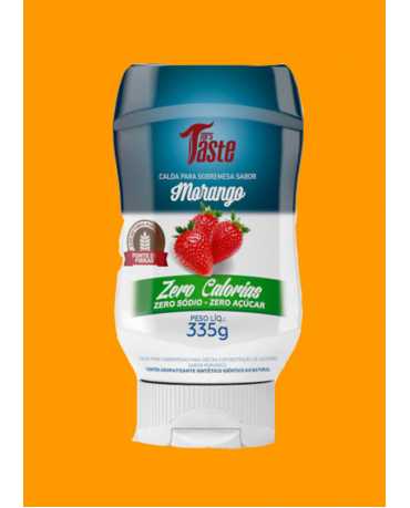 Calda de Morango Zero calorias 335g