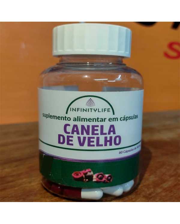 Canela de Velho 60 Cápsulas 500mg - Infinitylife