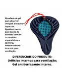Comprar Capa de Selim Gel Prottector para Bicicleta Spinning e Ciclismo Conforto Anatômico Antiderrapante — Gigantic Suplementos Capa de Selim Gel Prottector para Bicicleta Spinning e Ciclismo Conforto Anatômico Antiderrapante