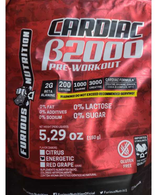 Cardiac B2000 refil 150g - Furious Nutrition 