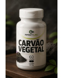 Carvão Vegetal Infinity Life 500mg com 60 Cápsulas – Suplemento Natural Detox