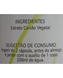 Carvão Vegetal Infinity Life 500mg com 60 Cápsulas – Suplemento Natural Detox
