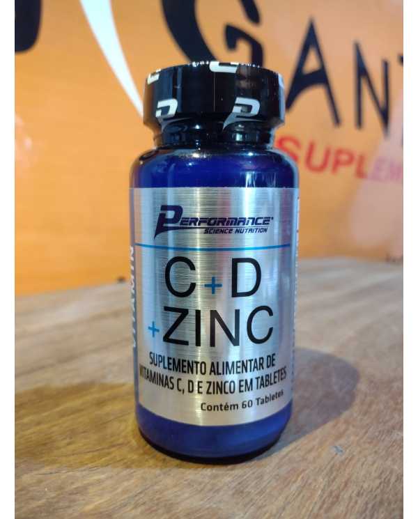 C + D + ZINC 60 tabletes Performance Nutrition