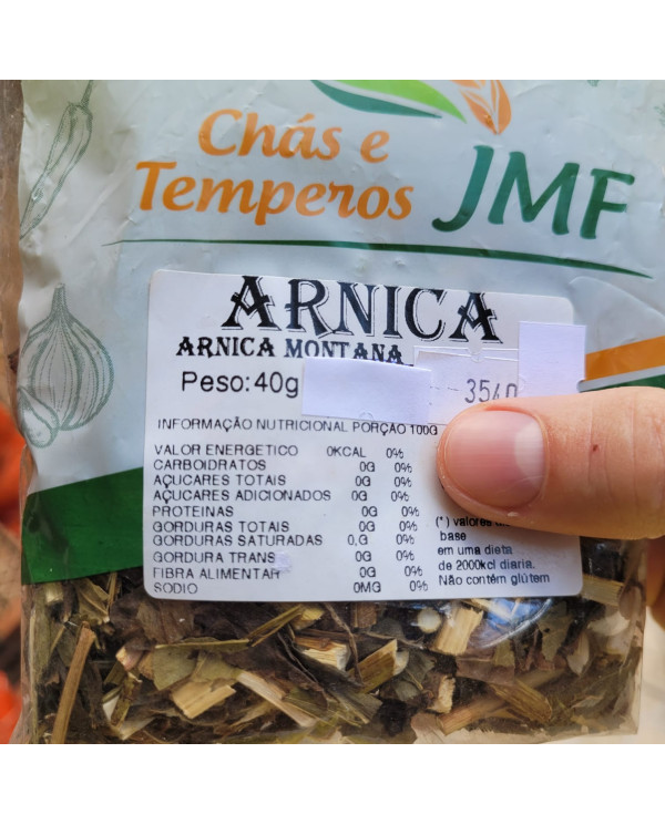 Chá de Arnica Montana - Chás e Temperos JMF
