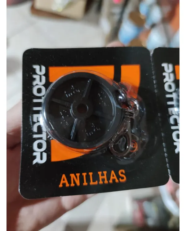 Anilha Mini Chaveiro emborrachado