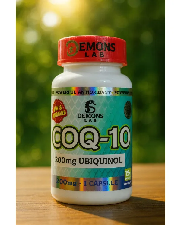Comprar Coenzima Q10 Ubiquinol 200mg Demons Lab 30 Cápsulas Antioxidante — Gigantic Suplementos Coenzima Q10 Ubiquinol 200mg Demons Lab 30 Cápsulas Antioxidante