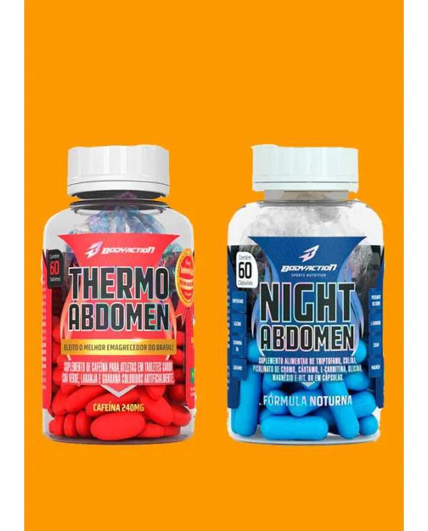 Combo Thermo Abdomen 60cáps + Night Abdomen 60cáps